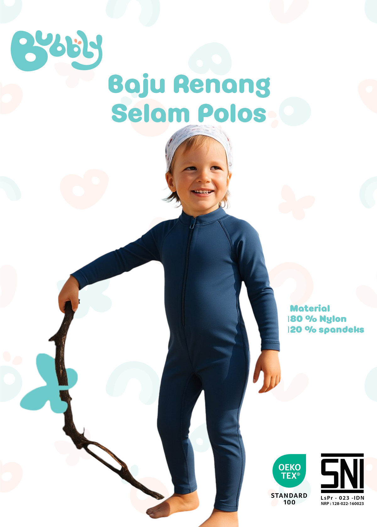 Baju Berenang Selam Polos
